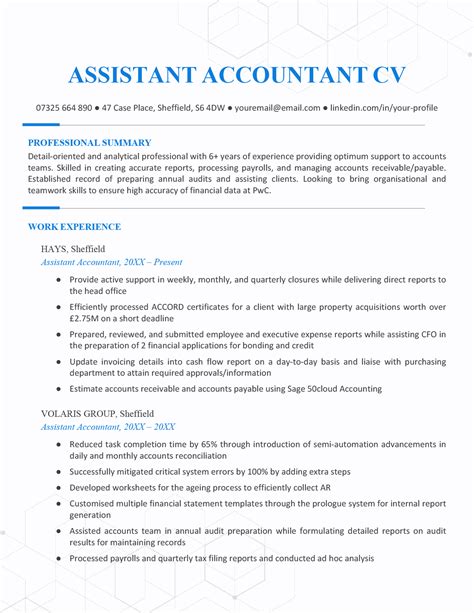 assistant accountant job description resume|Accounting Assistant Resume Examples for 2024 